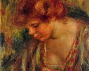 皮埃尔奥古斯特雷诺阿 - Profile of Andre Leaning Over